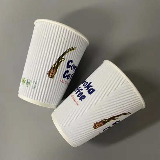 Christmas Paper Coffee Cups 12oz