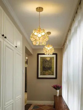 INSHINE Abstract Brass Flower Pendant Light