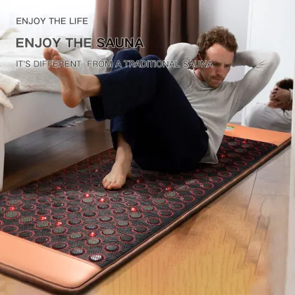 Jade tourmaline thermal massage pemf mats