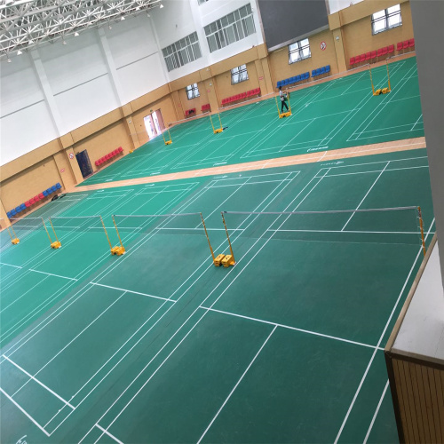 Podłoga sportowa z PVC z certyfikatem BWF I na profesjonalny kort do badmintona