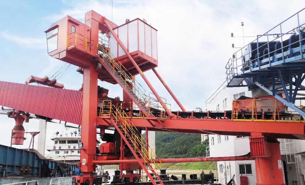 Cargador de barco móvil a granel