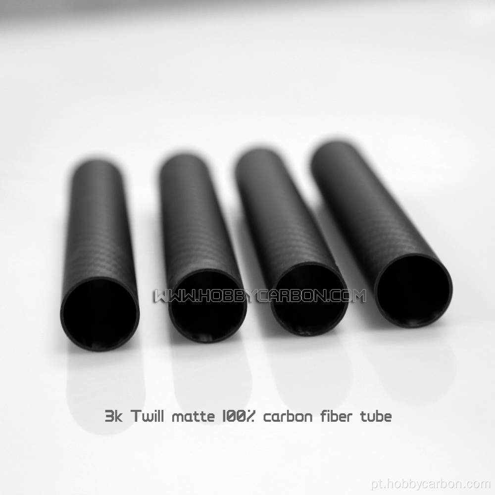 Tubo de calor de fibra de carbono com resistência a alta temperatura