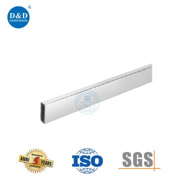 Glass Door Hardware Accessories Stainless Steel Square Tube