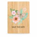 Cvjetajuće obećanje bambusa Save the Date Card