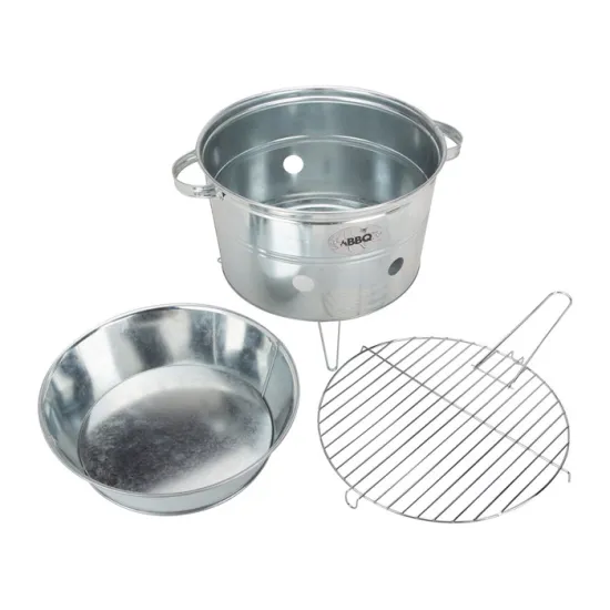 Round Mini Charcoal BBQ Grills For Campers