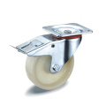 Industrial White PP Brake Casters