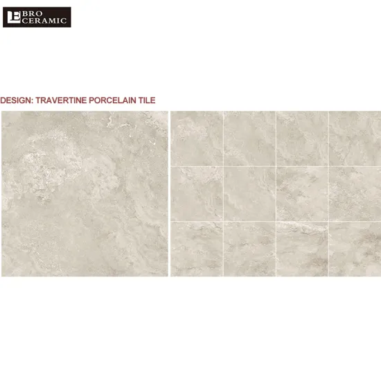 Travertine Stone Look 600x600 Matt Surface Porcelain Tile