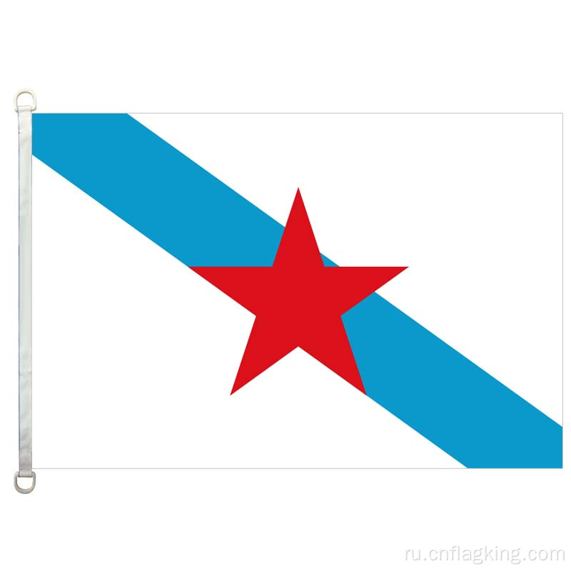 100% полиэстер 90 * 150 см Bandeira galega nacionalista баннер