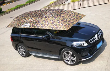 Car outdoor sun umbrella manual model