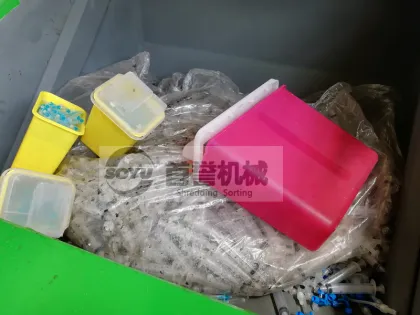 Hospital Waste Treatment and Disposal Equipment: Medical Waste Shredding Machines with Sterilizer