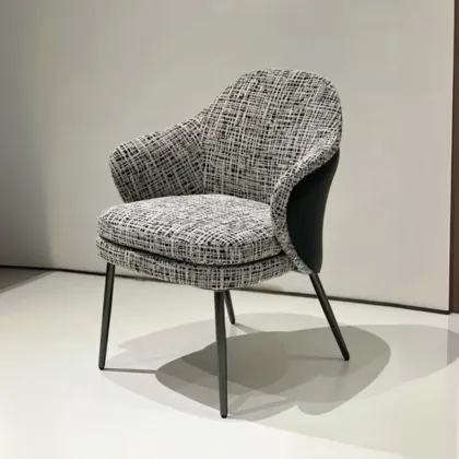 Single Reading Leisure Sofa Chair PU Leather Fabric