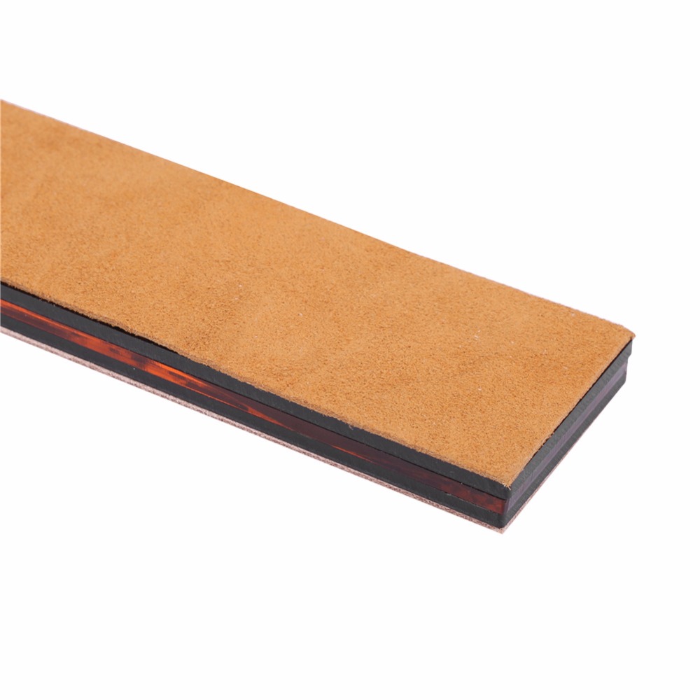 Manual Double-layer PU Leather Shaving Strop Straight Razor Sharpener Strap Belt Necessary Shaving Strap Tool Knife Sharpener