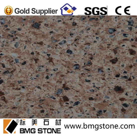 light red customized chinese quartz stone