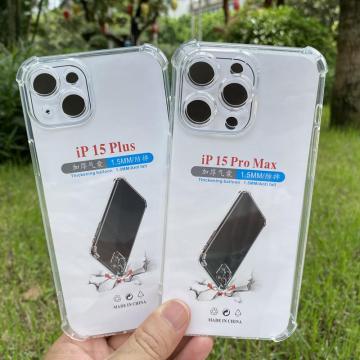 Gorąca sprzedaż 1.5 Growi poduszka powietrza Przezroczyste TPU TPU TEFELET DO SAMSUNG S21 ULTRA/S30 ULTRA