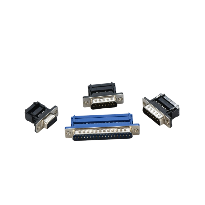 D-SUB 9P-37P Double Row Male and Female External Snap 3-Piece