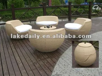 PE rattan egg chair