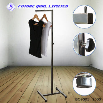 Adjustable Garment Shelf / Metal Clothes Display Rack