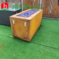 Courtyard Garden Outdoor Fire Pit Gas Firebox Fireplace