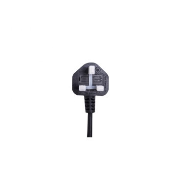High Quality UK BS Power Cord with Fused 3 Pin Plug Cable Set