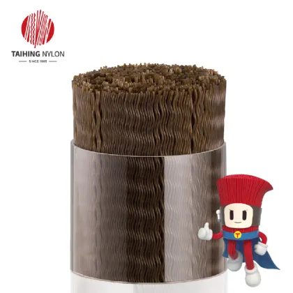 Household cleaning brush head fill filament materials