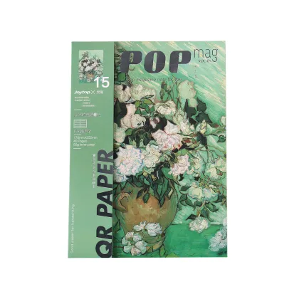 Wholesale Van Gogh Inspired Silver Stamping B5 Ruled Notebook