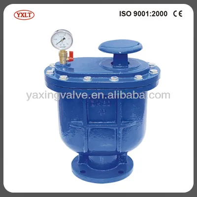 Double orifice air release valve for pump