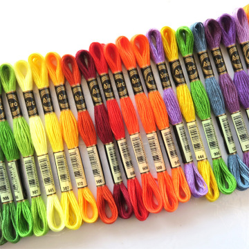 150 Colors DIY Embroidery Thread: Cotton and Polyester Blend for Cross Stitch and Crochet