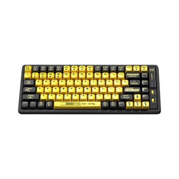 L9 Wired Mechanical Keyboard 85 Keys with Wired and Wireless Options for Desktops and Laptops