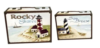 Decorative suitcase,canvas suitcase,wooden boxes