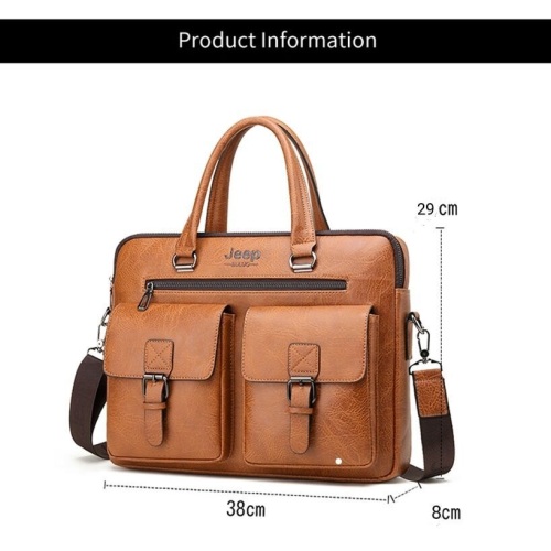 Мужская кожаная двойная zip портфель мессенджерный сумка для ноутбука