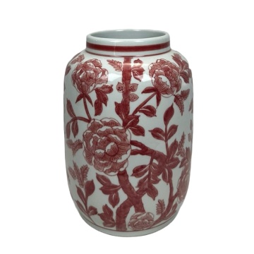 RXAE-FL24 Series: Elegant Pink and White Porcelain Vase - Home Decoration Sale