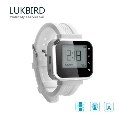 wrist pagers wireless calling system restaurant for waiters with CE, CCC, ROHS