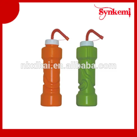 750ml Plastic stylish water bottle with straw