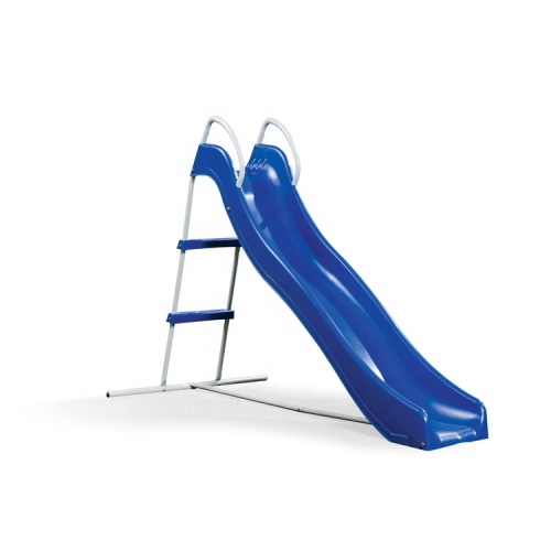 Ocean Wave Slide Climb 180cm Free Standing Kids Playground Swing Slide Supplier