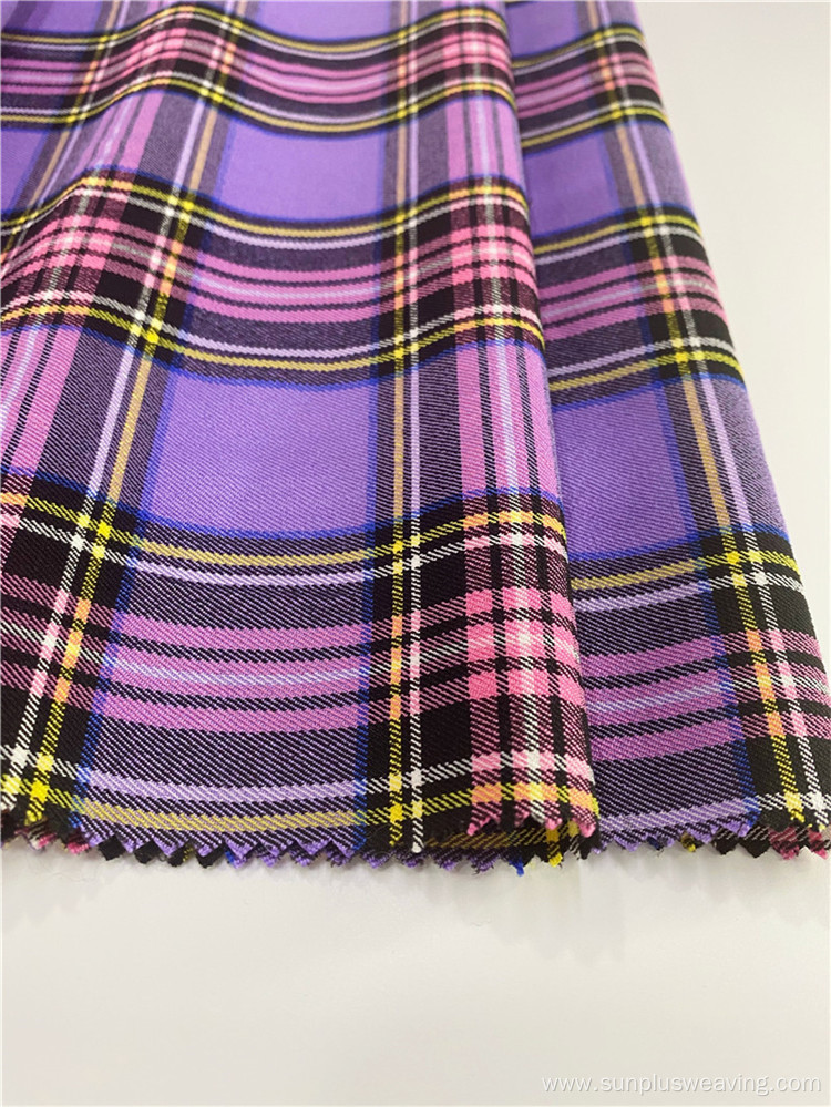 wholesale warp plaids fabric bengaline women clothing