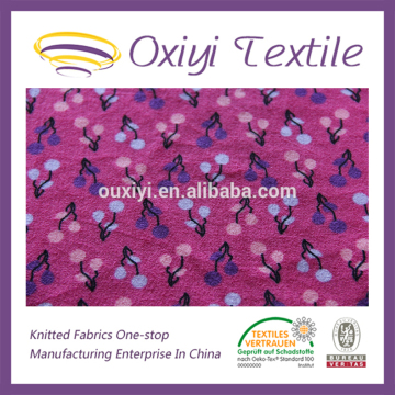 All printed polyester velvet