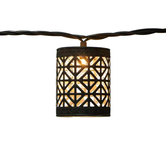 Decorative Waterproof Metal Brown LED String Light