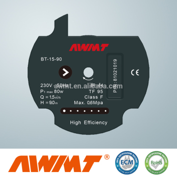 Self-priming booster pump for family usage high efficiency