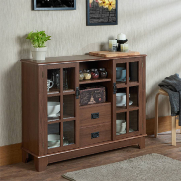 Kabinet Penyimpanan Paparan dengan Gaya Retro