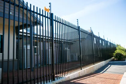 Galvanized Ral Color Powder Coated Metal Picket Fence