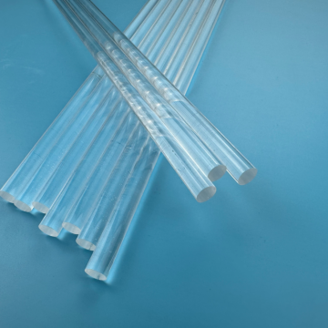 Custom High Temperature Transparent Optical Fused Quartz Glass Rods