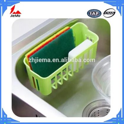 kitchen groove hang draining storage box. Cleaning cloth and ball storage tools