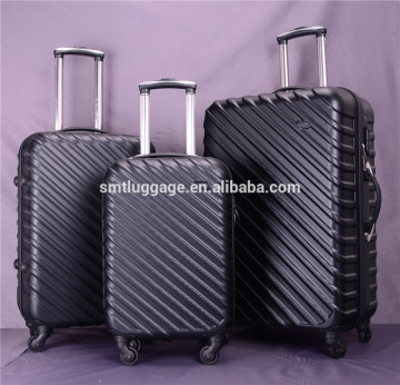 Elegant Black trolley hard case luggage set