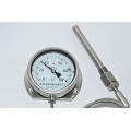 Stainless steel pressure thermometer