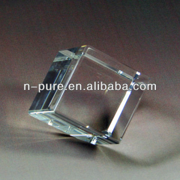 Transparent Sublimation Crystal Blanks Cube
