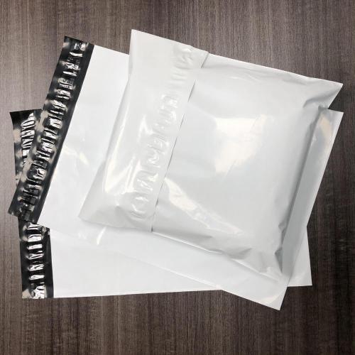 Bolsas de PolyMailer de correo de mensajería blanca personalizada