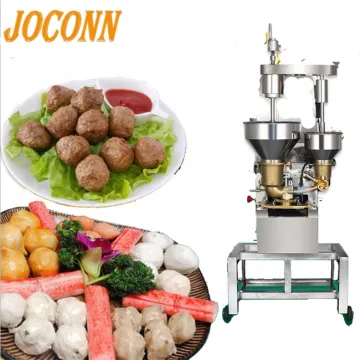 Adjustable Dough Meatball Making Machine - Beef and Vegetable Stuffing Ball Forming Equipment