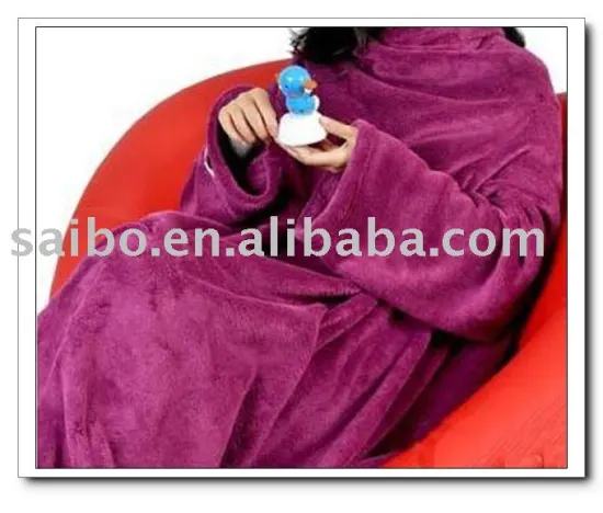 Wholesale Comfy Ultra-Plush Blanket with Sleeves