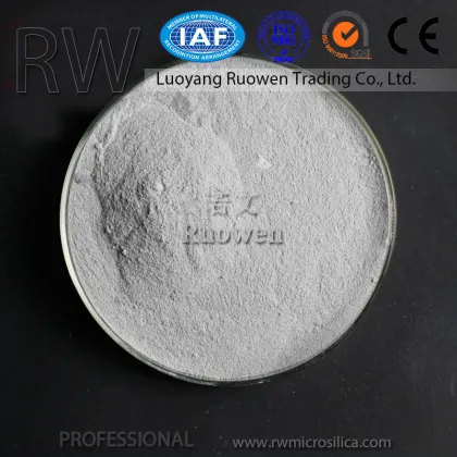 China supplier high temperature resistant refractory fiber spraying materials undensified silica fume