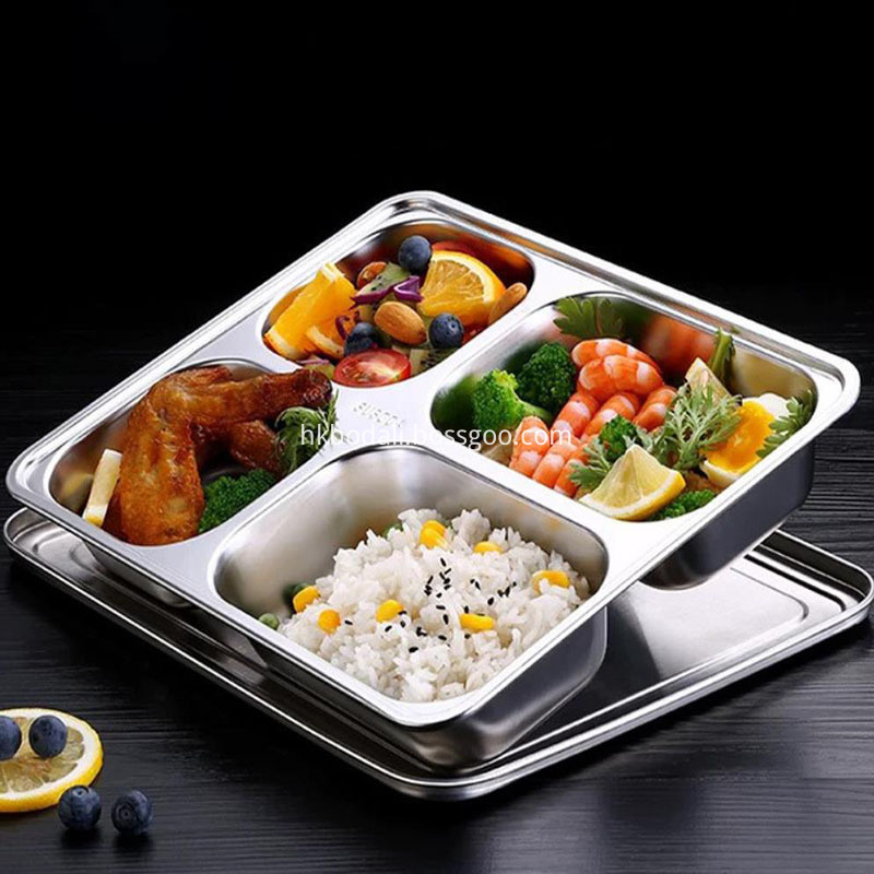 Stainless Steel Dining Hall Lunch Boxes